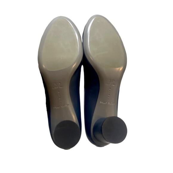 Moses Grace Vigore Navy Leather Pumps | Size 41.5 | Italian Vero Cuoio - Picture 6 of 7